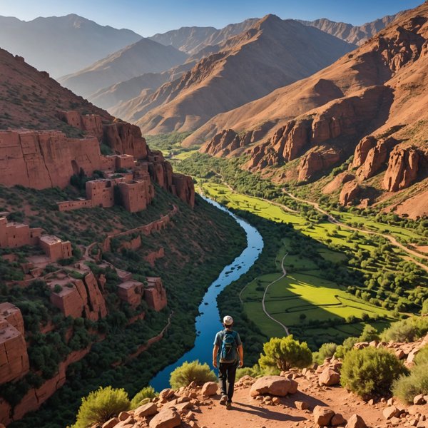 Quelles croisières offrent des randonnées pour explorer les montagnes de l'Atlas au Maroc?