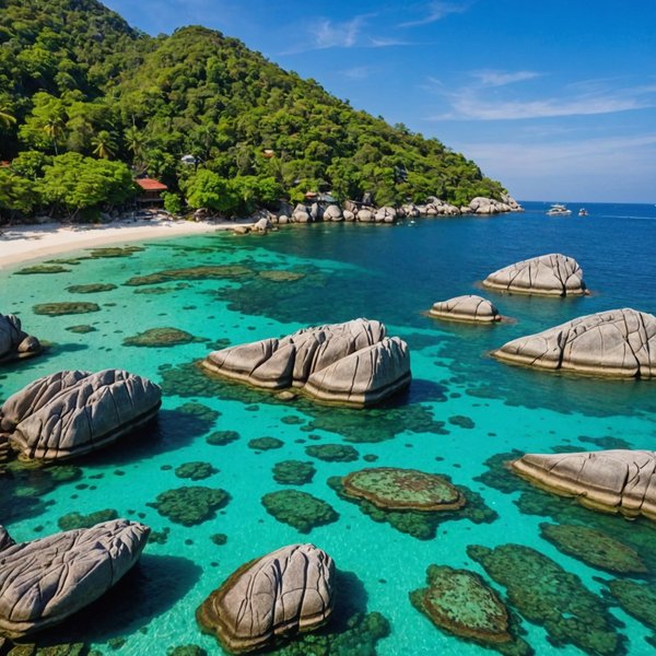 Où trouver les meilleures plages pour la plongée en apnée à Koh Tao, Thaïlande?